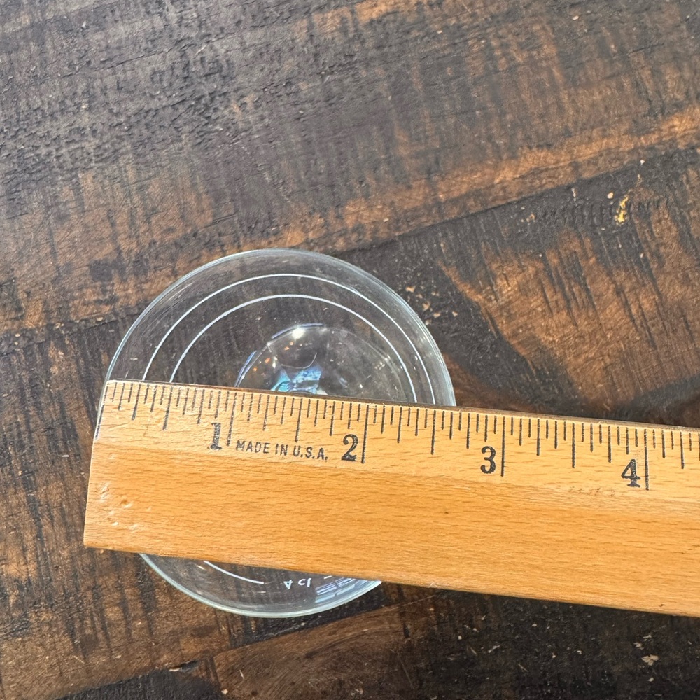 Elegant Vintage Clear Glass Coupe 8 pc set - Picture 8 of 8